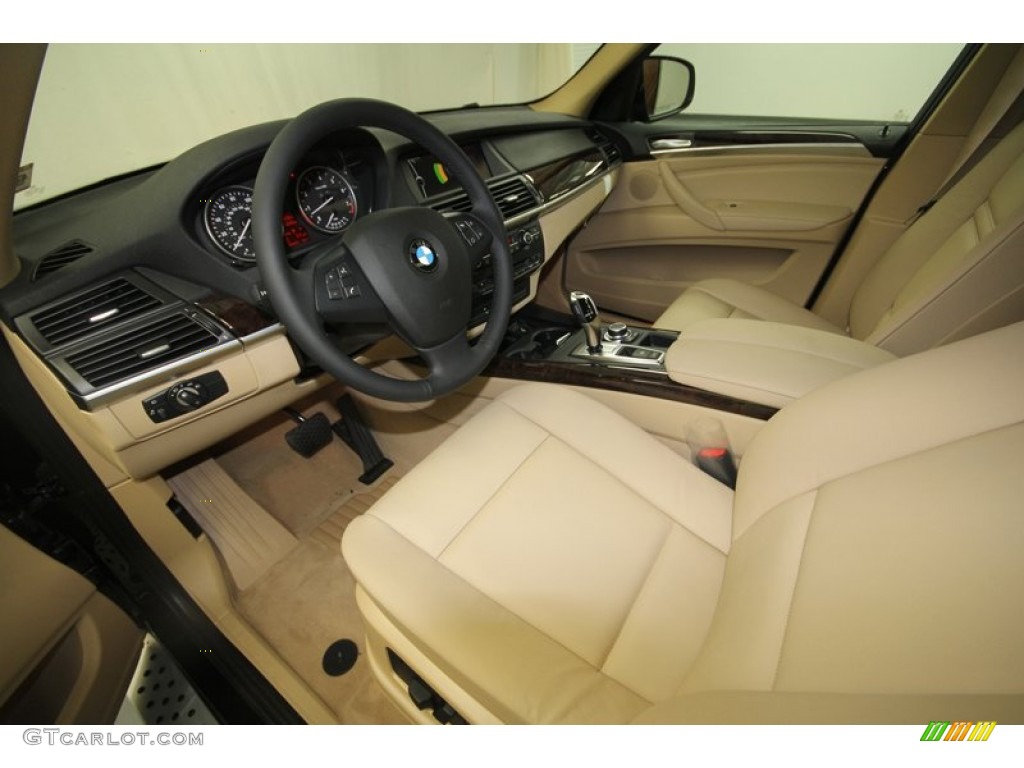 Sand Beige Interior 2013 BMW X5 xDrive 35i Premium Photo #70784132