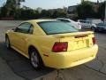 2002 Zinc Yellow Ford Mustang V6 Coupe  photo #6