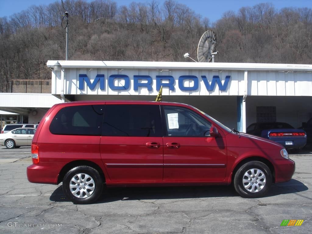 Ruby Red Kia Sedona