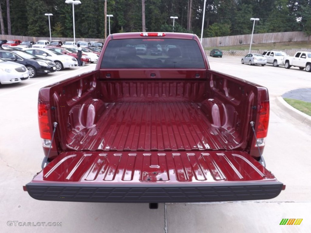 2013 Sierra 1500 SLE Crew Cab - Sonoma Red Metallic / Cocoa/Light Cashmere photo #17