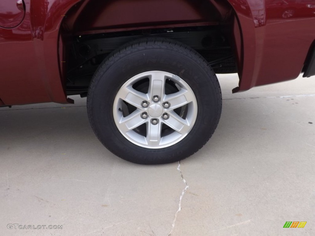 2013 Sierra 1500 SLE Crew Cab - Sonoma Red Metallic / Cocoa/Light Cashmere photo #18