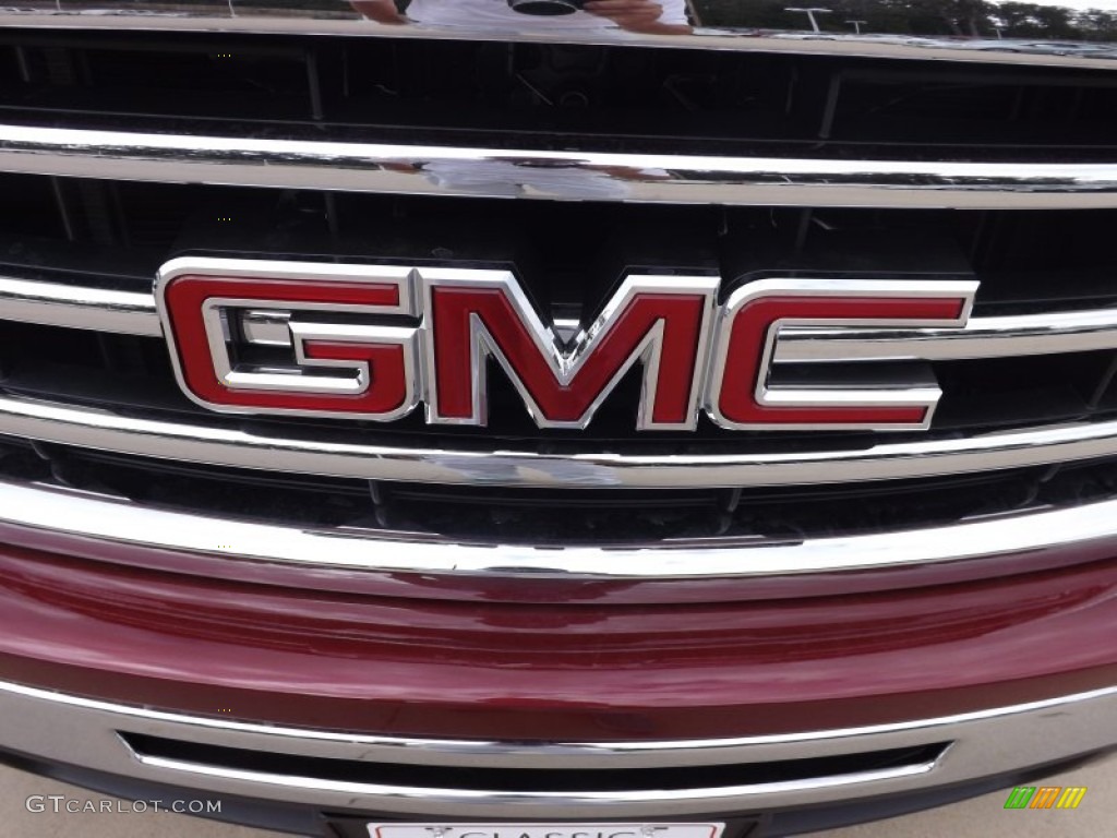 2013 Sierra 1500 SLE Crew Cab - Sonoma Red Metallic / Cocoa/Light Cashmere photo #20