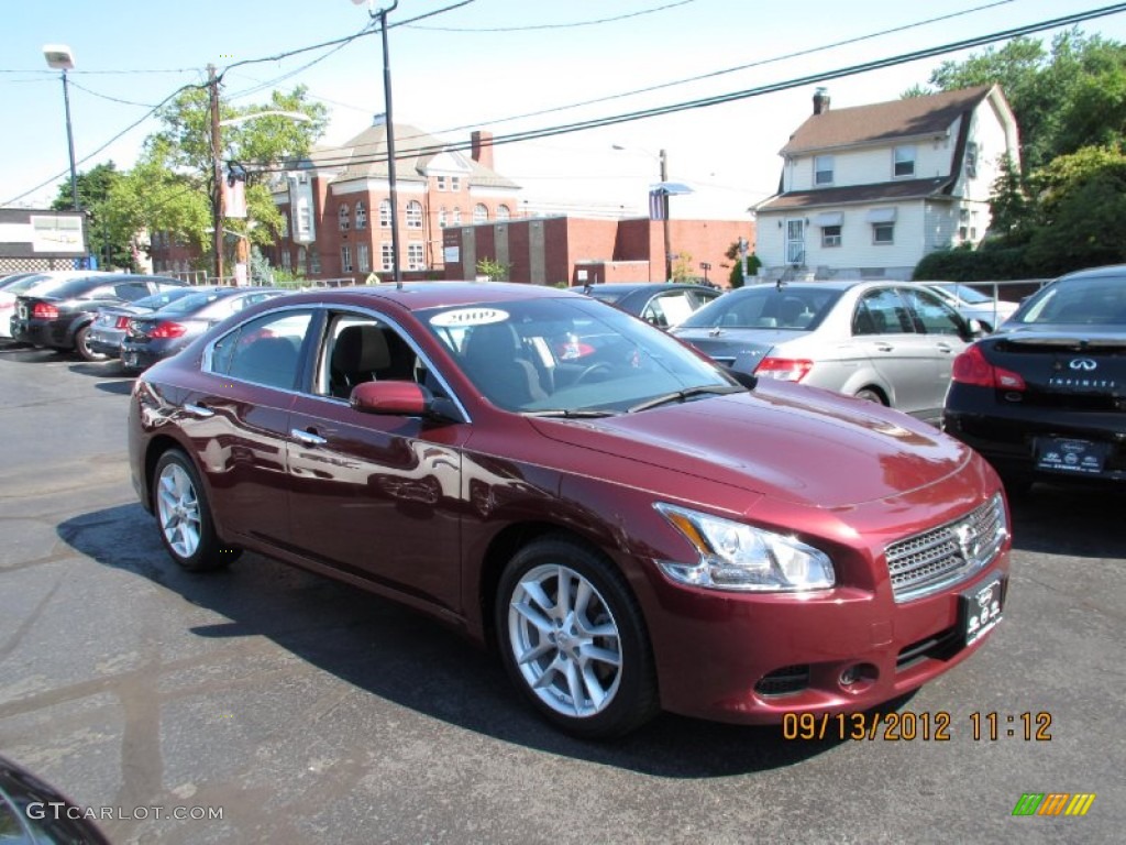 2009 Maxima 3.5 S - Tuscan Sun Metallic / Charcoal photo #3