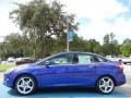 Performance Blue 2013 Ford Focus Titanium Sedan Exterior