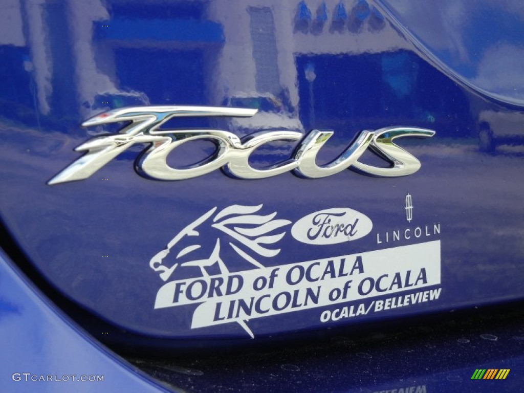 2013 Focus Titanium Sedan - Performance Blue / Charcoal Black photo #4
