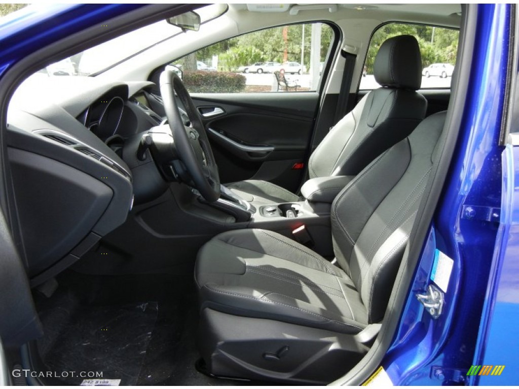 2013 Focus Titanium Sedan - Performance Blue / Charcoal Black photo #5