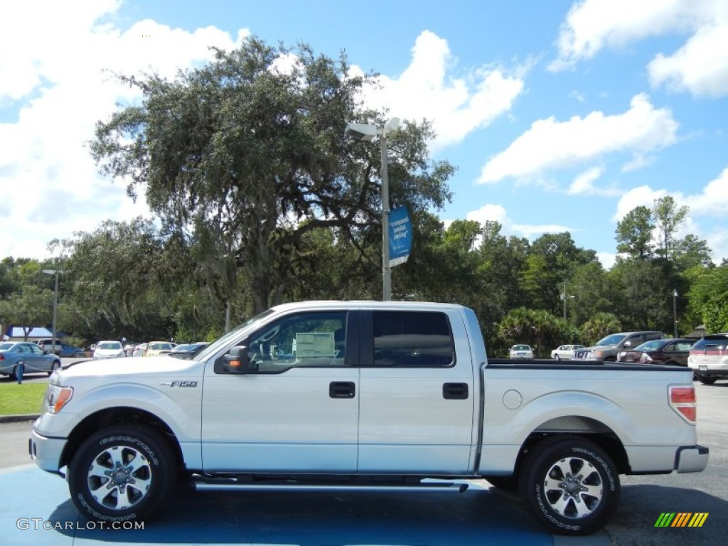 Ingot Silver Metallic 2012 Ford F150 XLT SuperCrew Exterior Photo #70788060