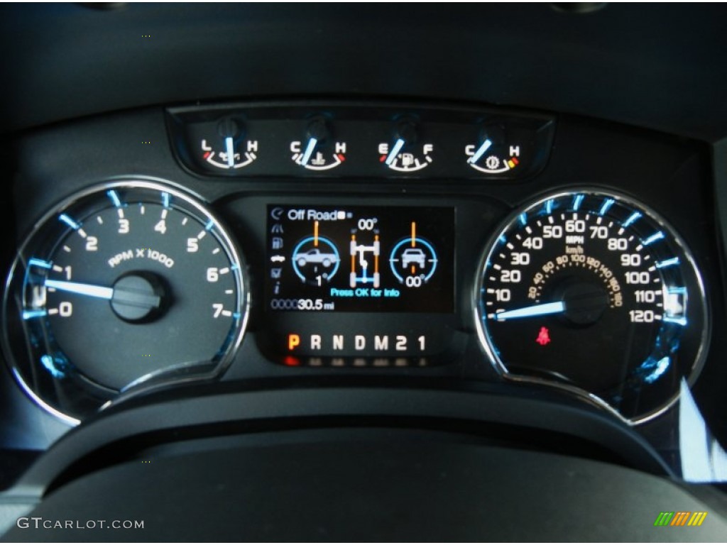 2012 Ford F150 XLT SuperCrew Gauges Photo #70788113