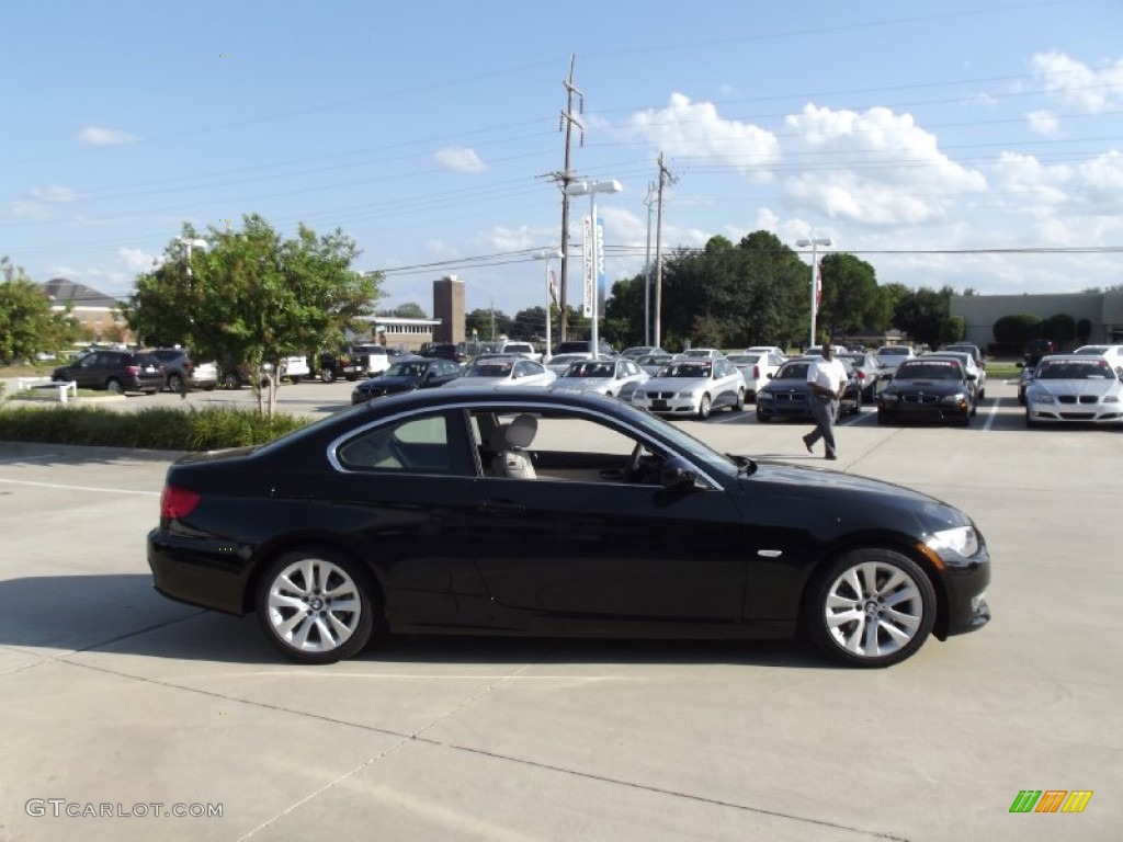 2013 3 Series 328i Coupe - Jet Black / Oyster photo #6