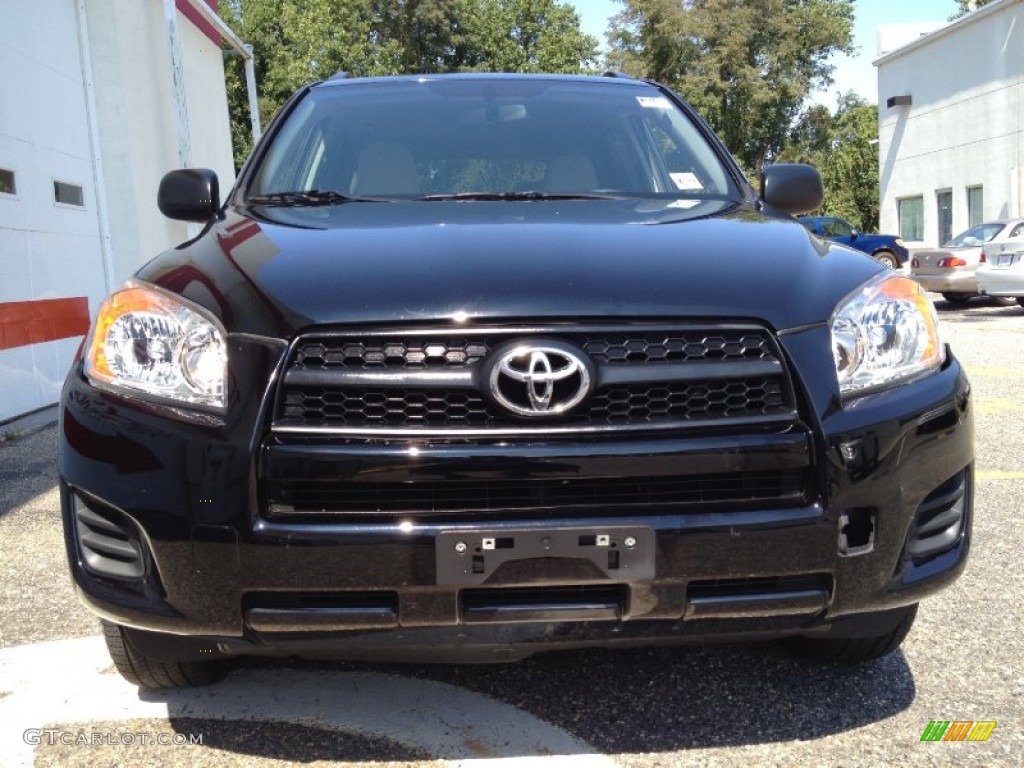 2009 RAV4 4WD - Black / Ash Gray photo #2