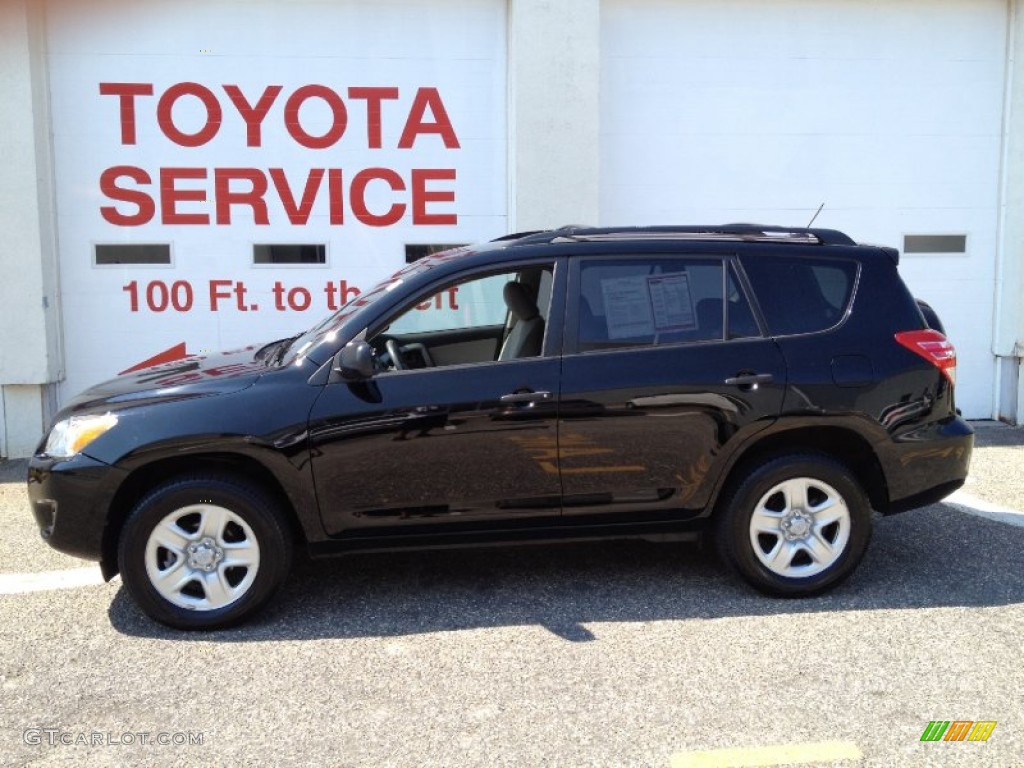 2009 RAV4 4WD - Black / Ash Gray photo #3