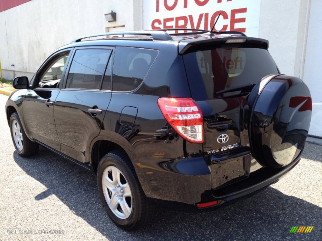 2009 RAV4 4WD - Black / Ash Gray photo #4