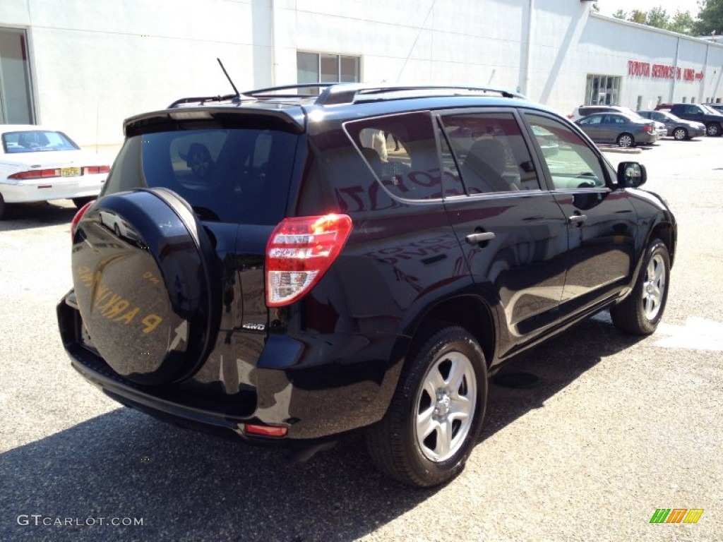 2009 RAV4 4WD - Black / Ash Gray photo #6