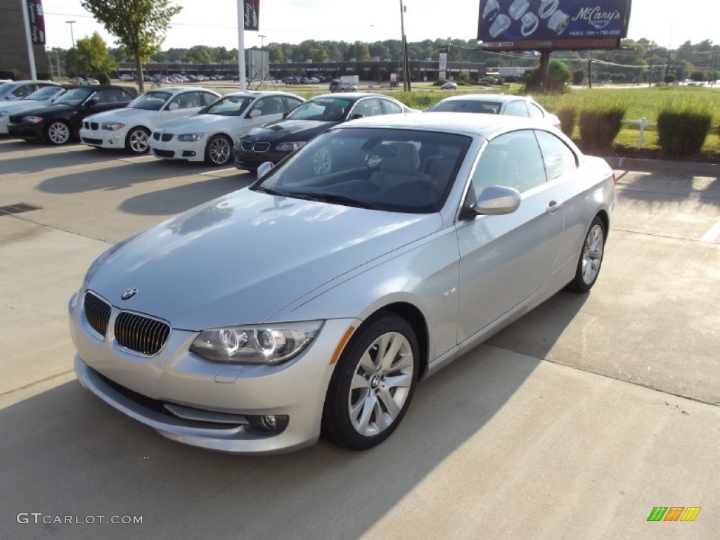 2013 3 Series 328i Convertible - Titanium Silver Metallic / Oyster photo #1