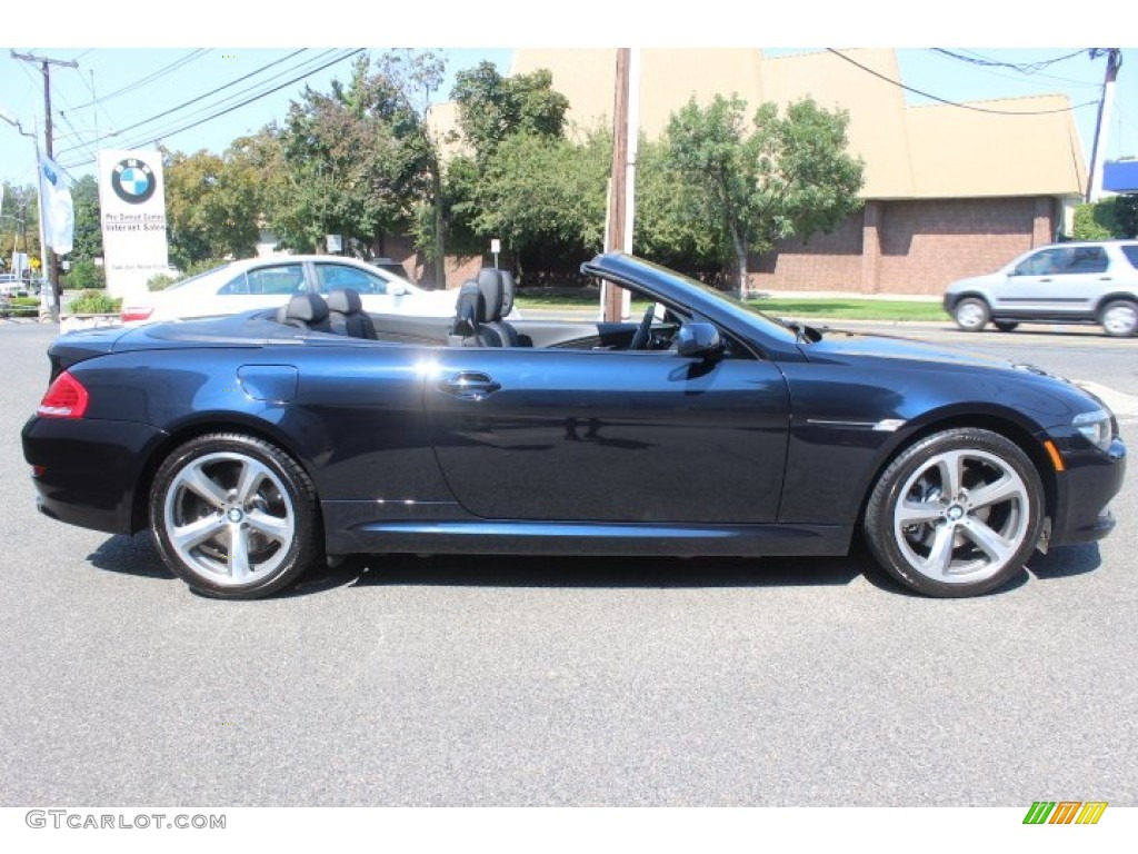 Carbon Black Metallic 2009 BMW 6 Series 650i Convertible Exterior Photo #70791425