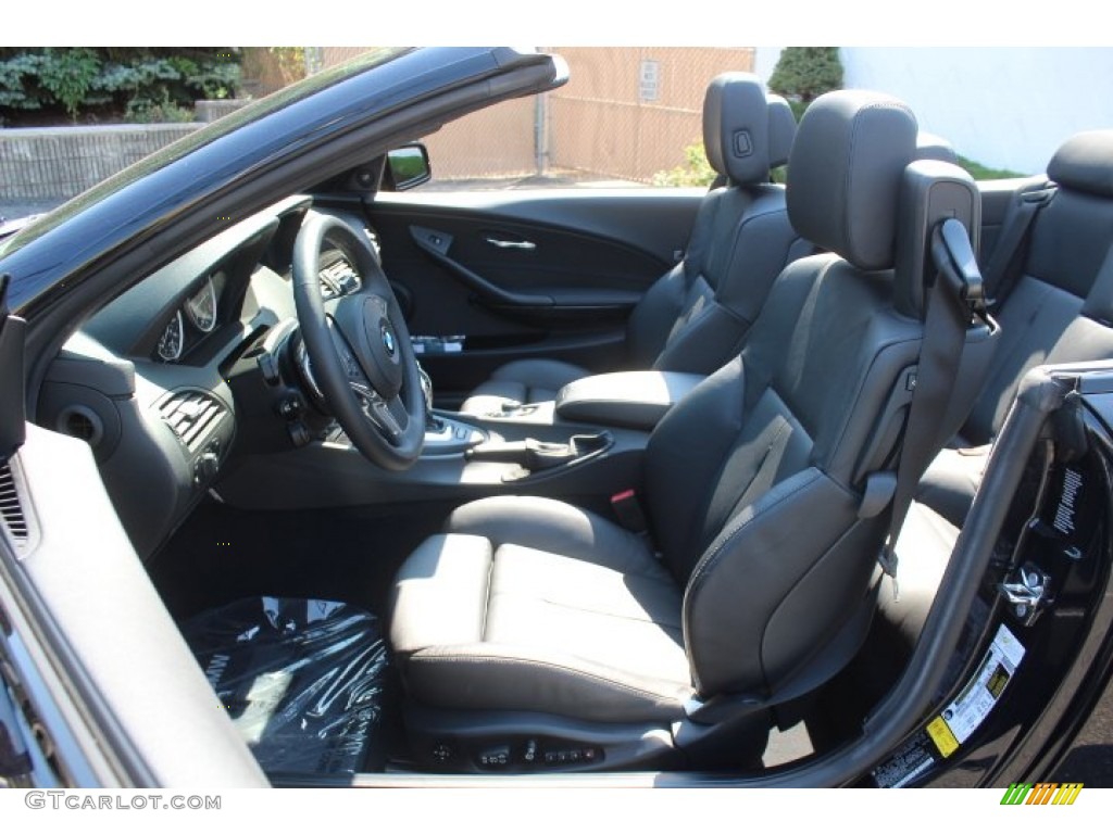 2009 BMW 6 Series 650i Convertible Front Seat Photo #70791566