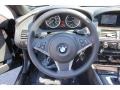 Black Dakota Leather Steering Wheel Photo for 2009 BMW 6 Series #70791617