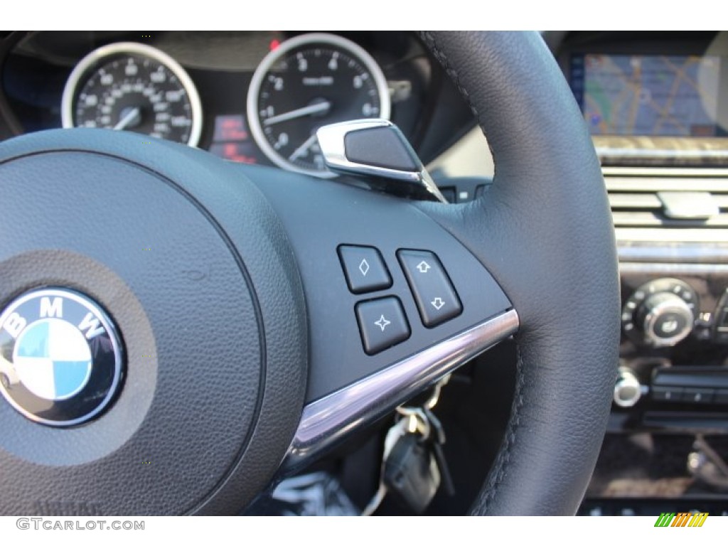 2009 6 Series 650i Convertible - Carbon Black Metallic / Black Dakota Leather photo #28