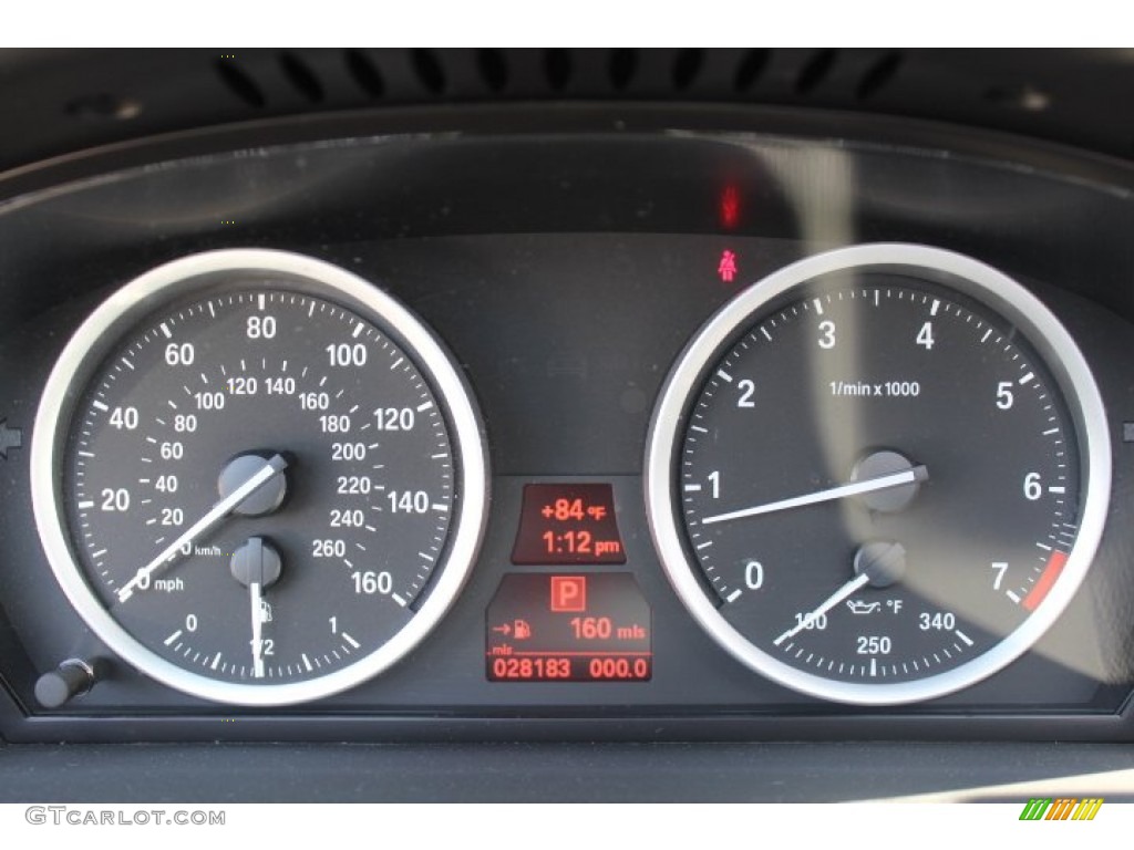 2009 BMW 6 Series 650i Convertible Gauges Photo #70791638