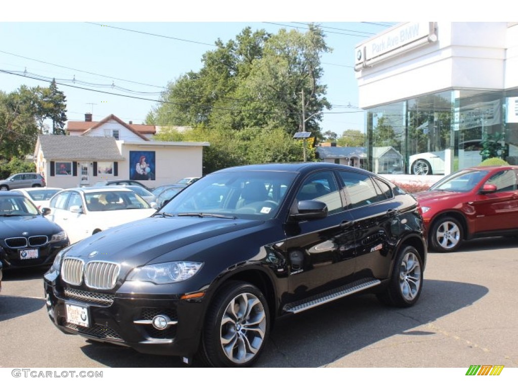 2011 X6 xDrive50i - Black Sapphire Metallic / Black photo #1