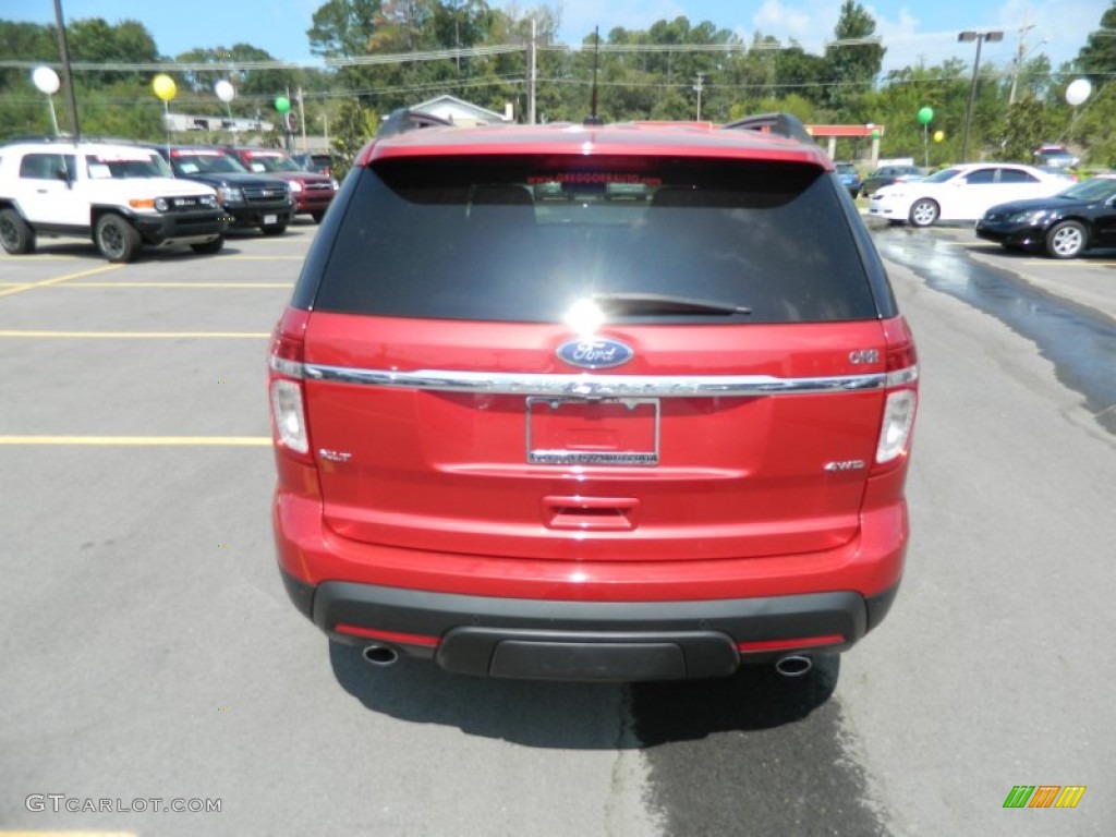 2011 Explorer XLT 4WD - Red Candy Metallic / Medium Light Stone photo #4