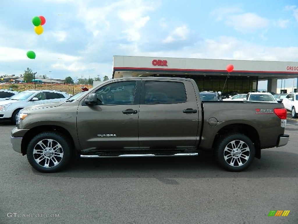 2012 Tundra TSS CrewMax - Pyrite Mica / Sand Beige photo #6