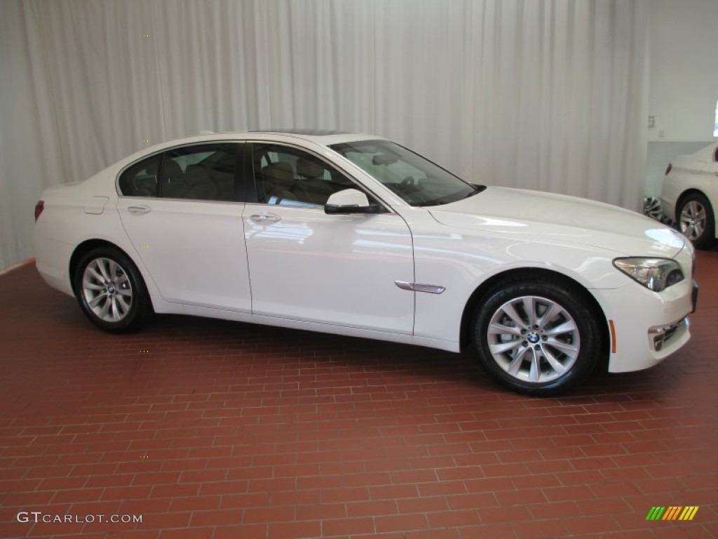 Alpine White 2013 BMW 7 Series 740i Sedan Exterior Photo #70793528