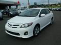 2013 Super White Toyota Corolla S  photo #7