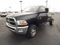 Brilliant Black Crystal Pearl 2011 Dodge Ram 3500 HD SLT Regular Cab 4x4 Chassis