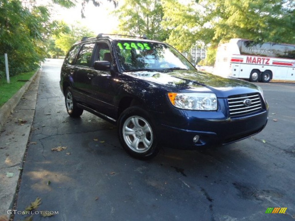 2006 Forester 2.5 X - Regal Blue Pearl / Desert Beige photo #1