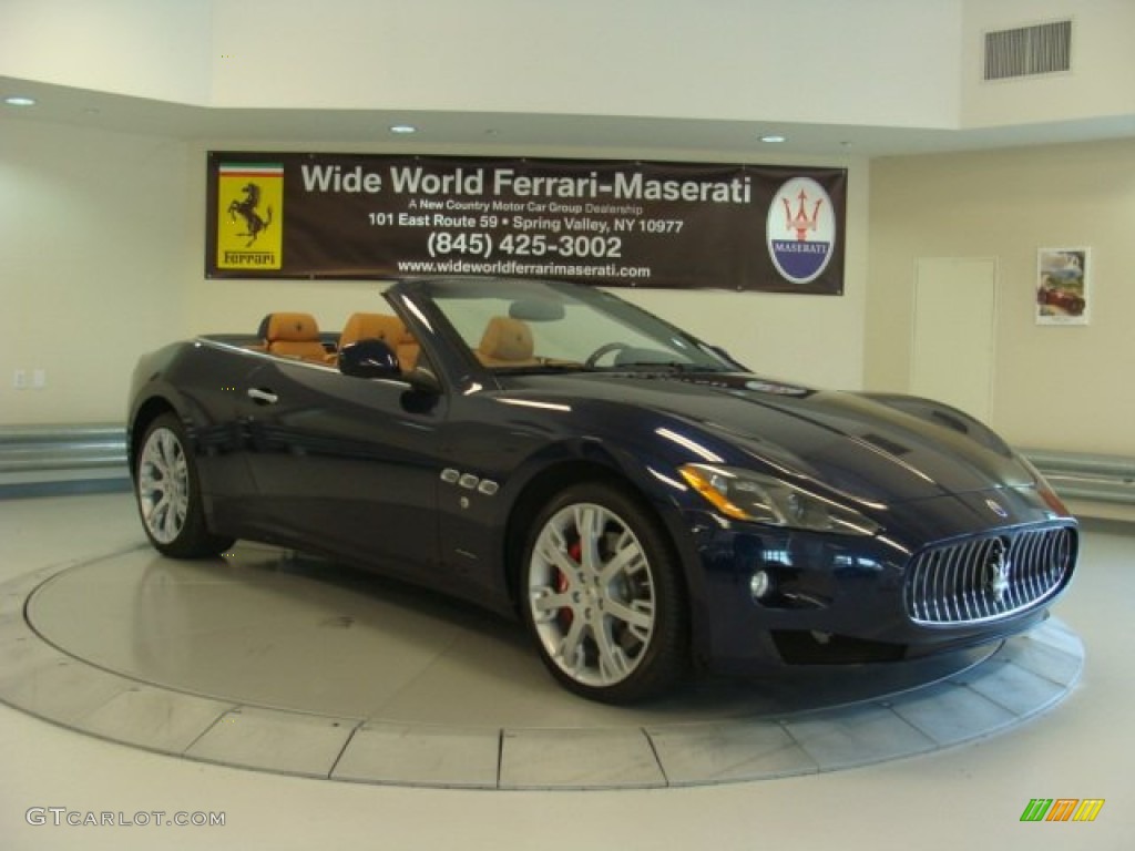 2013 GranTurismo Convertible GranCabrio - Blu Oceano (Blue Metallic) / Cuoio photo #1