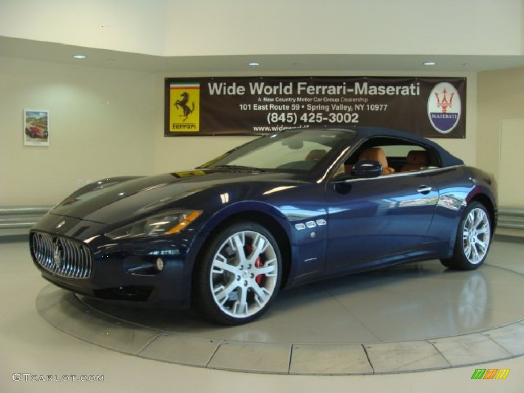 2013 GranTurismo Convertible GranCabrio - Blu Oceano (Blue Metallic) / Cuoio photo #5