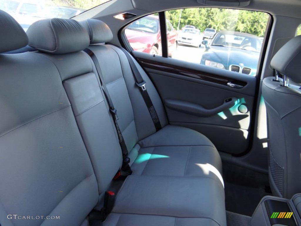 2003 3 Series 330i Sedan - Orient Blue Metallic / Grey photo #22