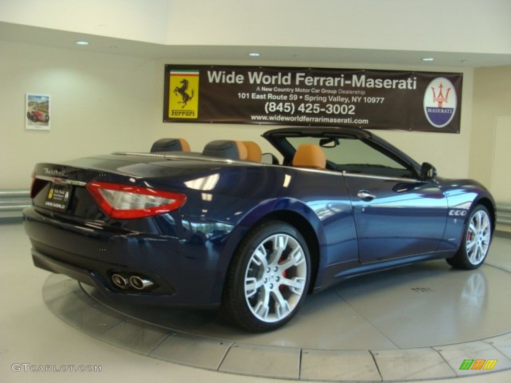 2013 GranTurismo Convertible GranCabrio - Blu Oceano (Blue Metallic) / Cuoio photo #12