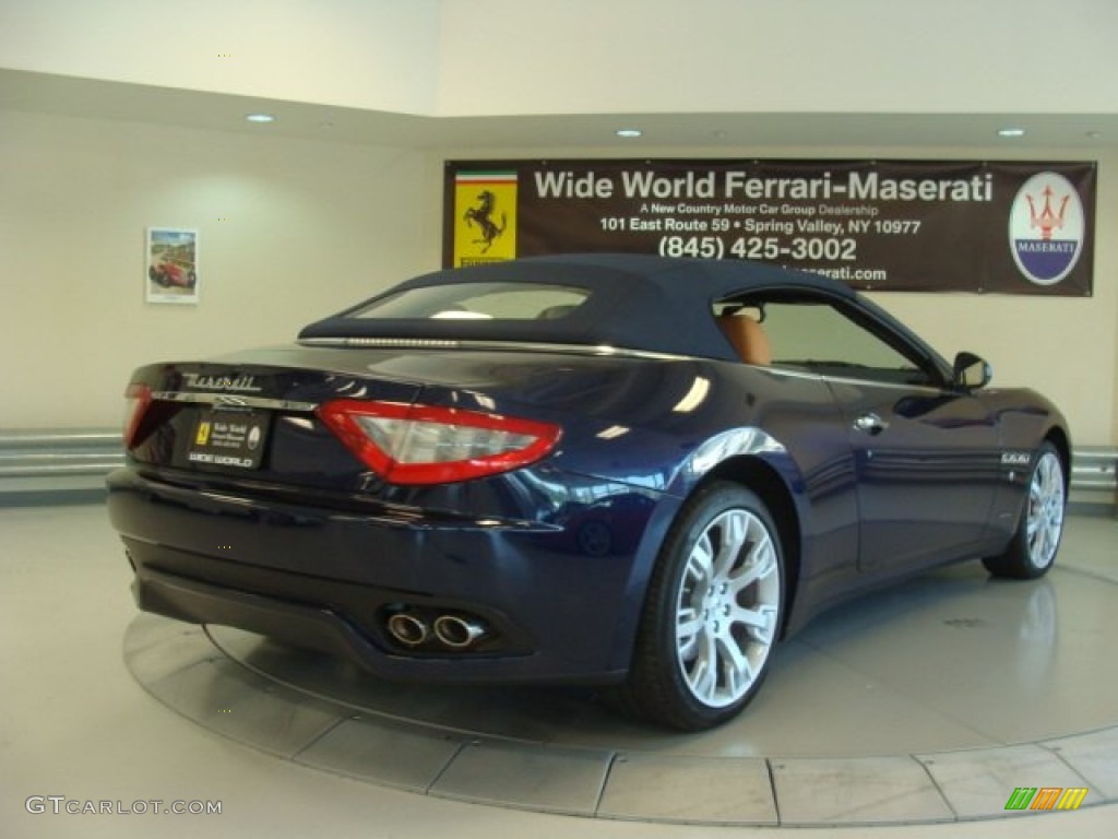 2013 GranTurismo Convertible GranCabrio - Blu Oceano (Blue Metallic) / Cuoio photo #13