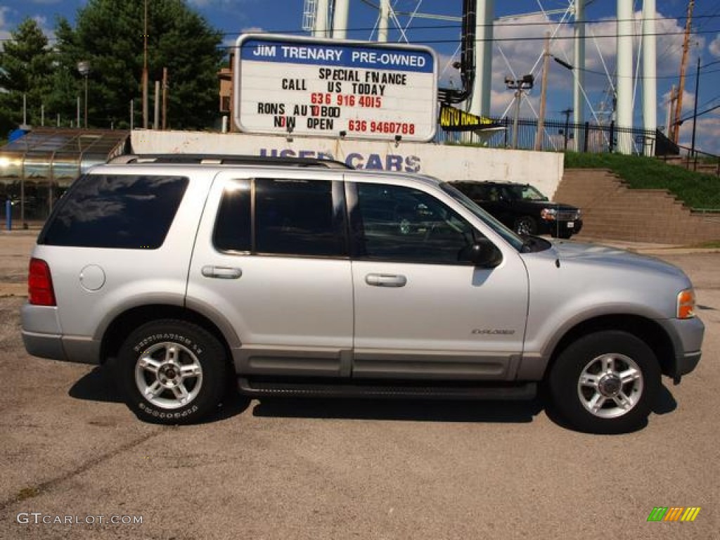 2002 Explorer XLT - Silver Frost Metallic / Graphite photo #1