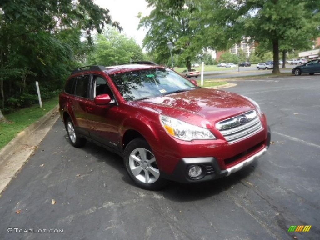 2013 Outback 2.5i Premium - Venetian Red Pearl / Black photo #1