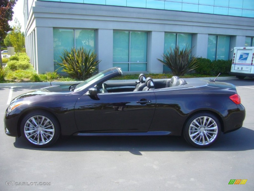 Malbec Black 2012 Infiniti G 37 S Sport Convertible Exterior Photo #70797578