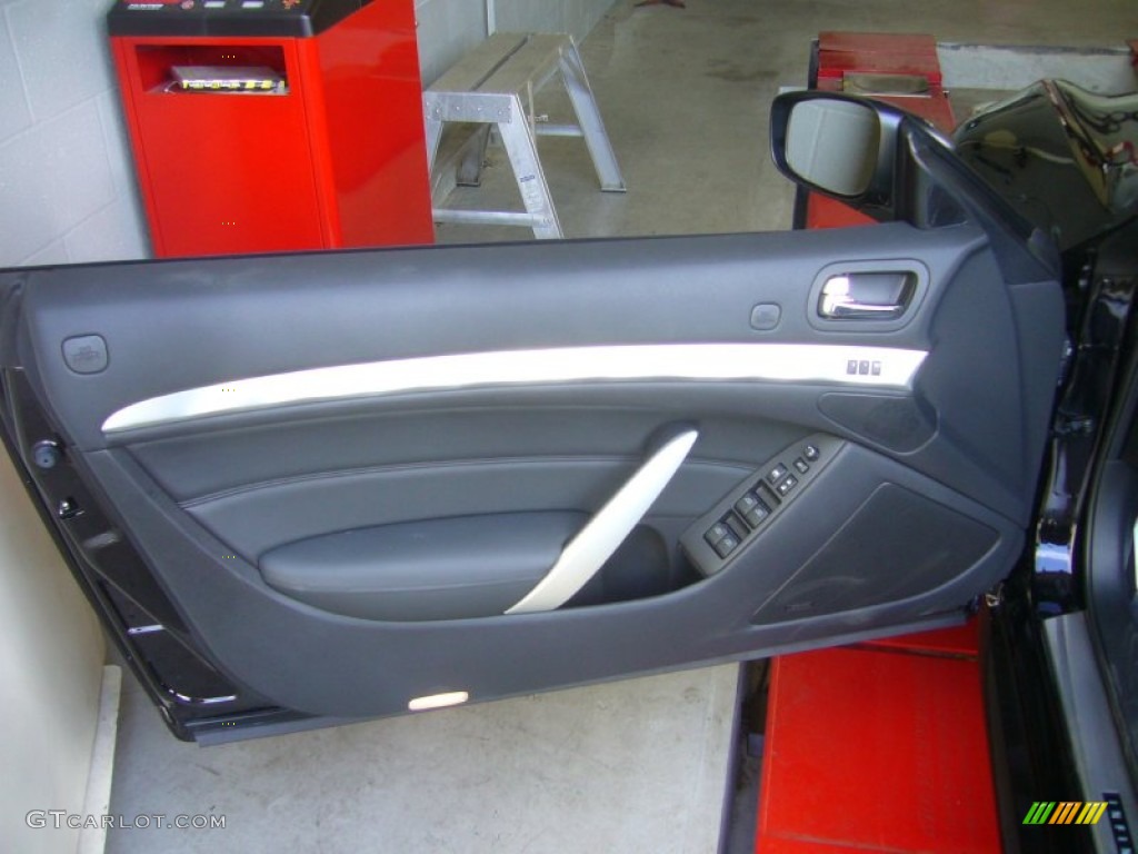2012 Infiniti G 37 S Sport Convertible Graphite Door Panel Photo #70797632