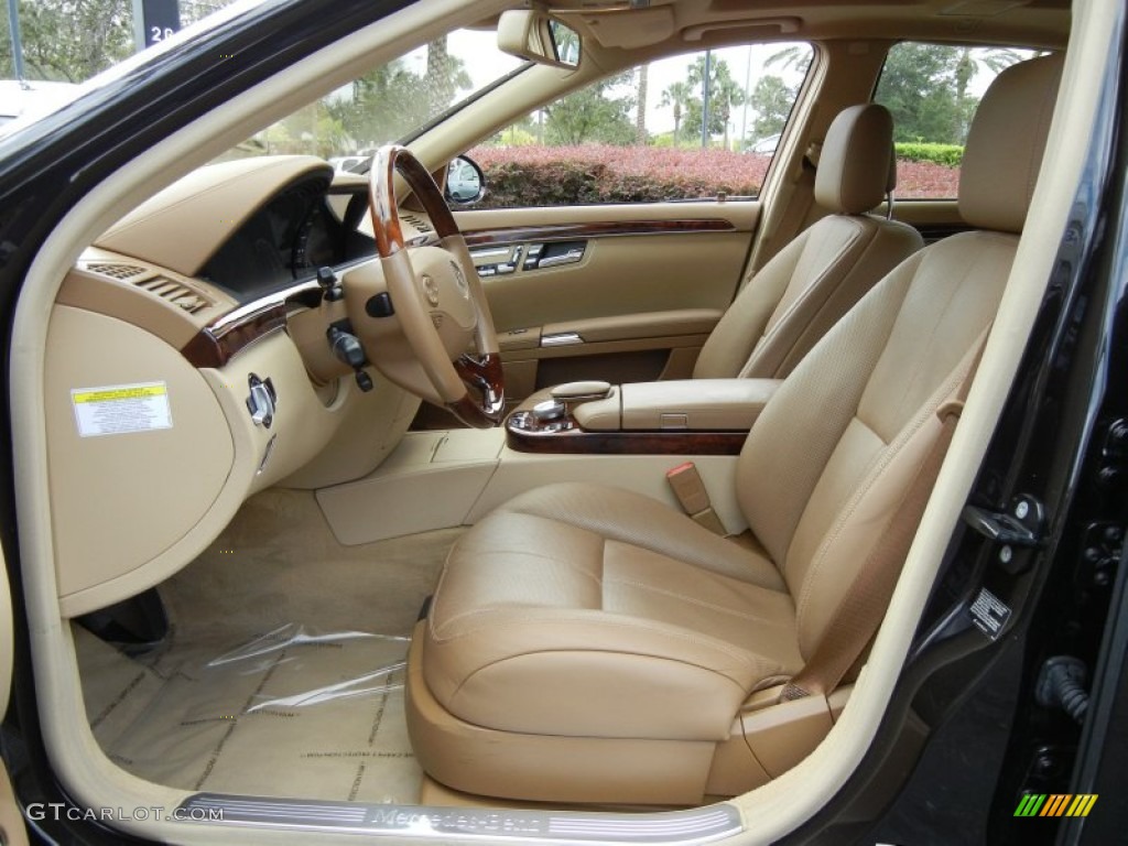 Cashmere/Savanna Interior 2008 Mercedes-Benz S 550 Sedan Photo #70798145