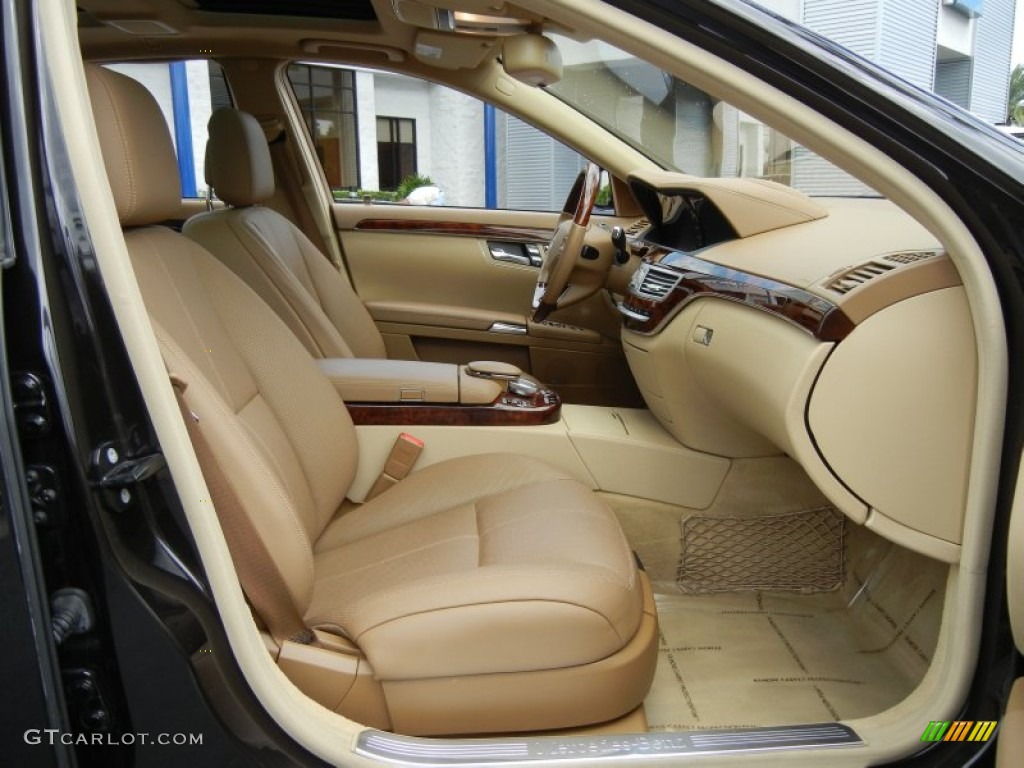 Cashmere/Savanna Interior 2008 Mercedes-Benz S 550 Sedan Photo #70798214