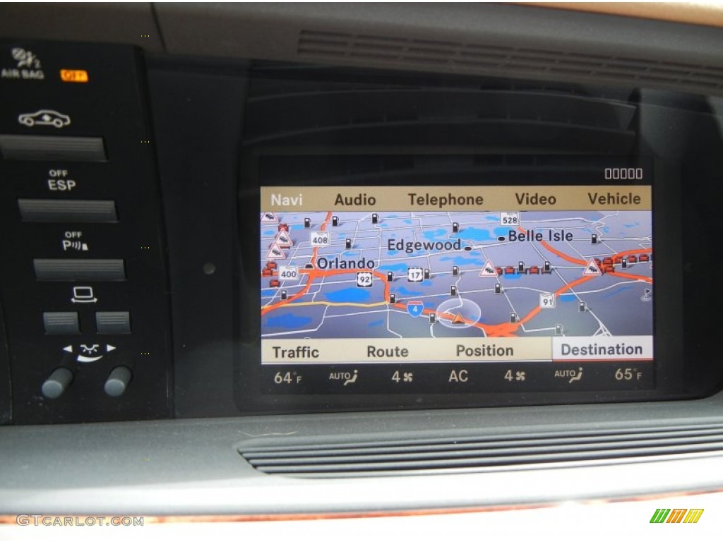 2008 Mercedes-Benz S 550 Sedan Navigation Photo #70798274
