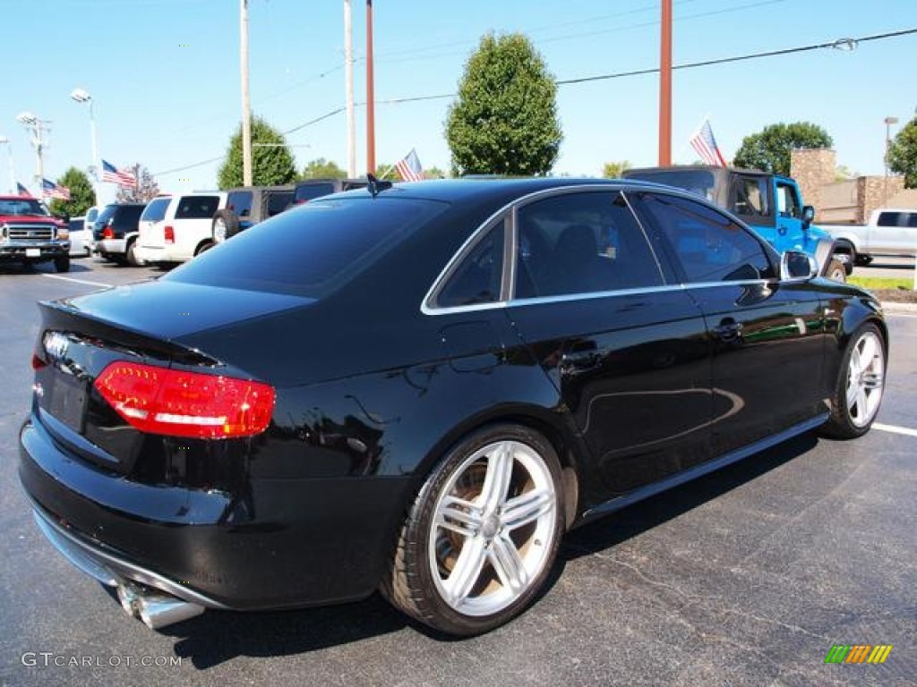Phantom Black Pearl Effect 2011 Audi S4 3.0 quattro Sedan Exterior Photo #70799048