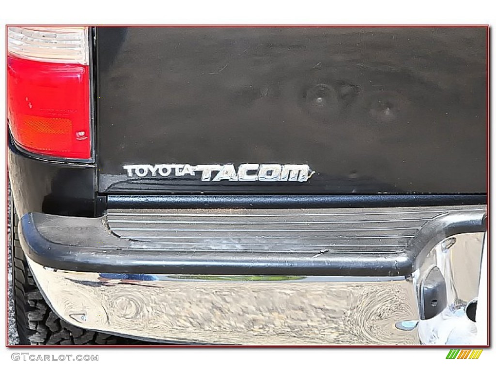 2003 Tacoma Xtracab 4x4 - Black Sand Pearl / Charcoal photo #4
