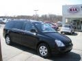 2008 Midnight Black Kia Sedona LX  photo #1