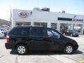 2008 Midnight Black Kia Sedona LX  photo #2