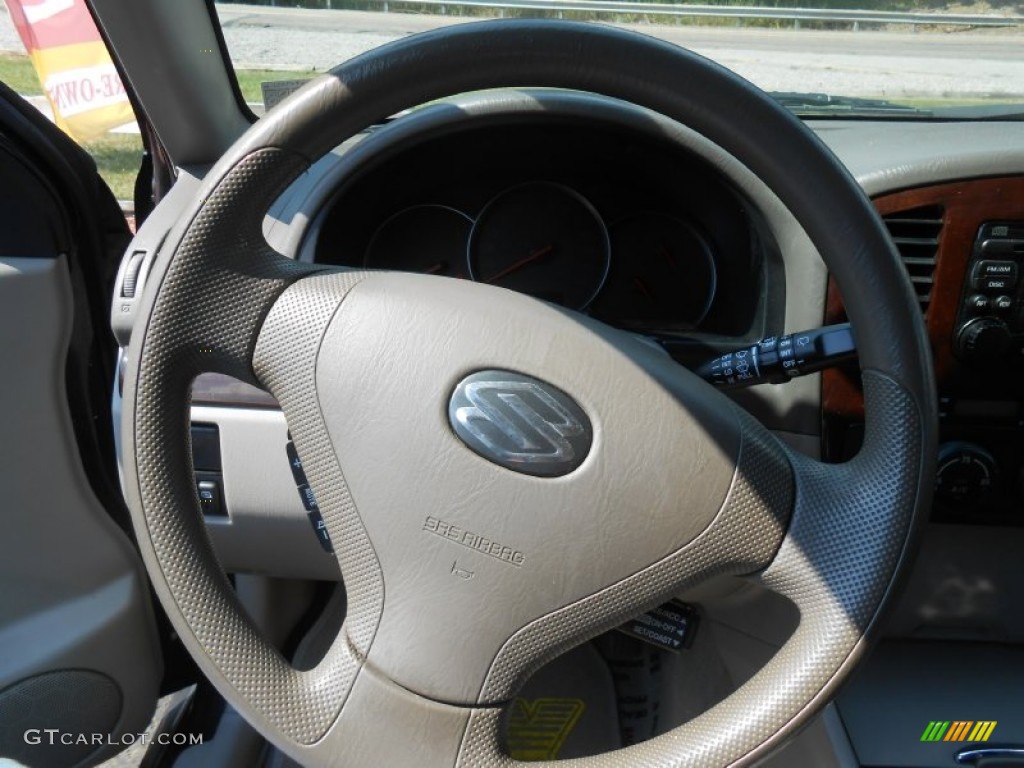 2005 XL7 LX 4WD - Black Onyx / Beige photo #13
