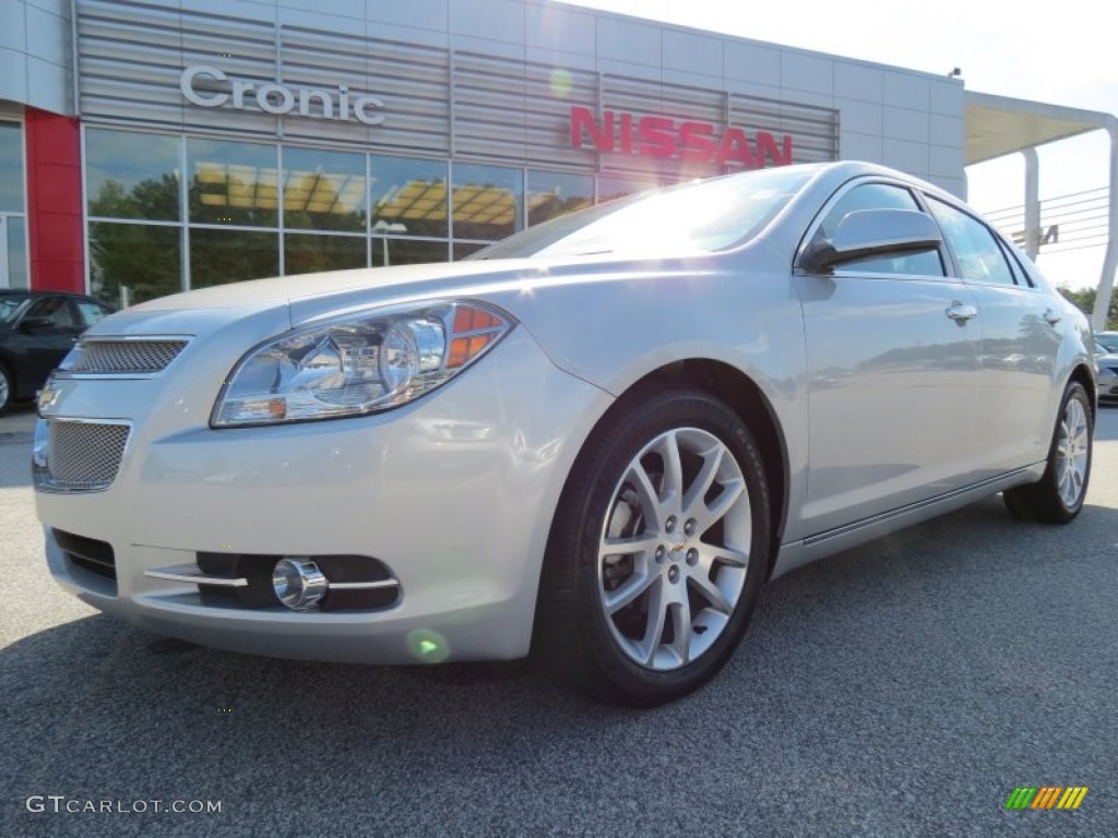 2012 Malibu LTZ - Silver Ice Metallic / Ebony photo #1