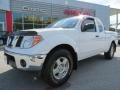 2008 Avalanche White Nissan Frontier SE V6 King Cab  photo #1