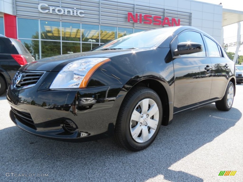 2012 Sentra 2.0 - Super Black / Charcoal photo #1